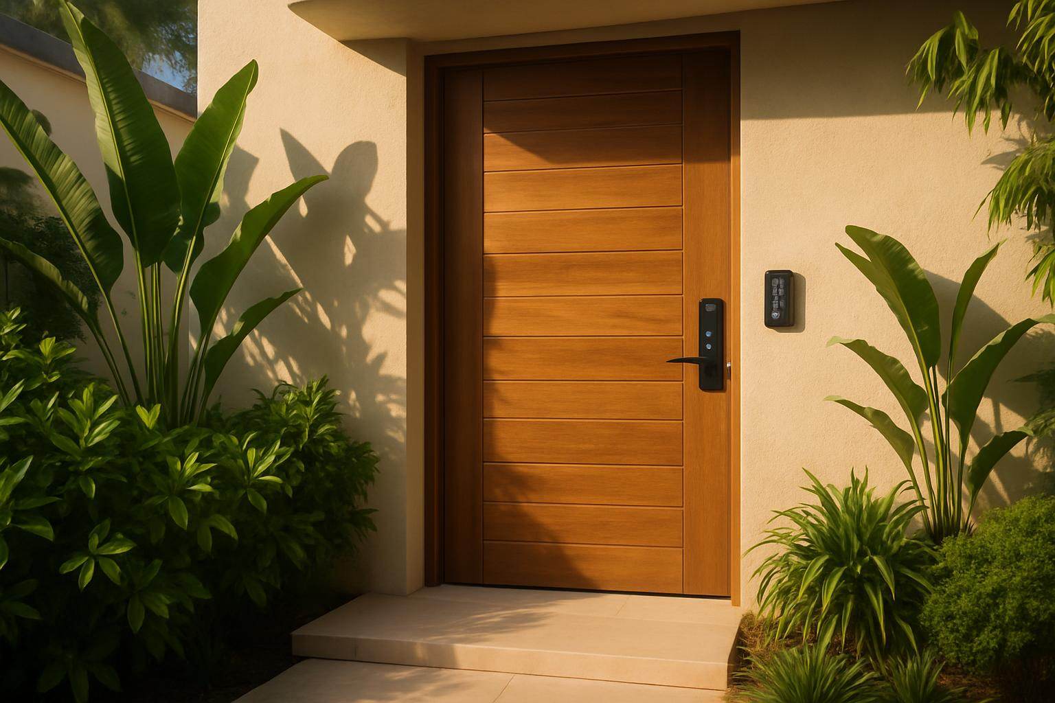 Sleutelkluis of smart lock voor uw vakantiewoning: wat werkt beter?, beeld gegenereerd met AI