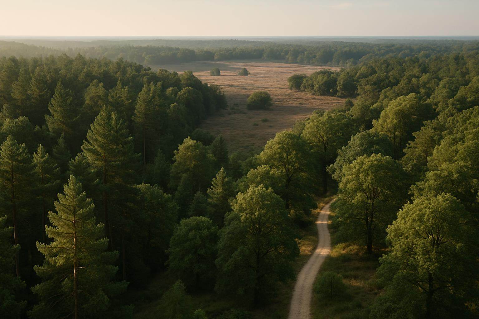 Landschap bij Nunspeet