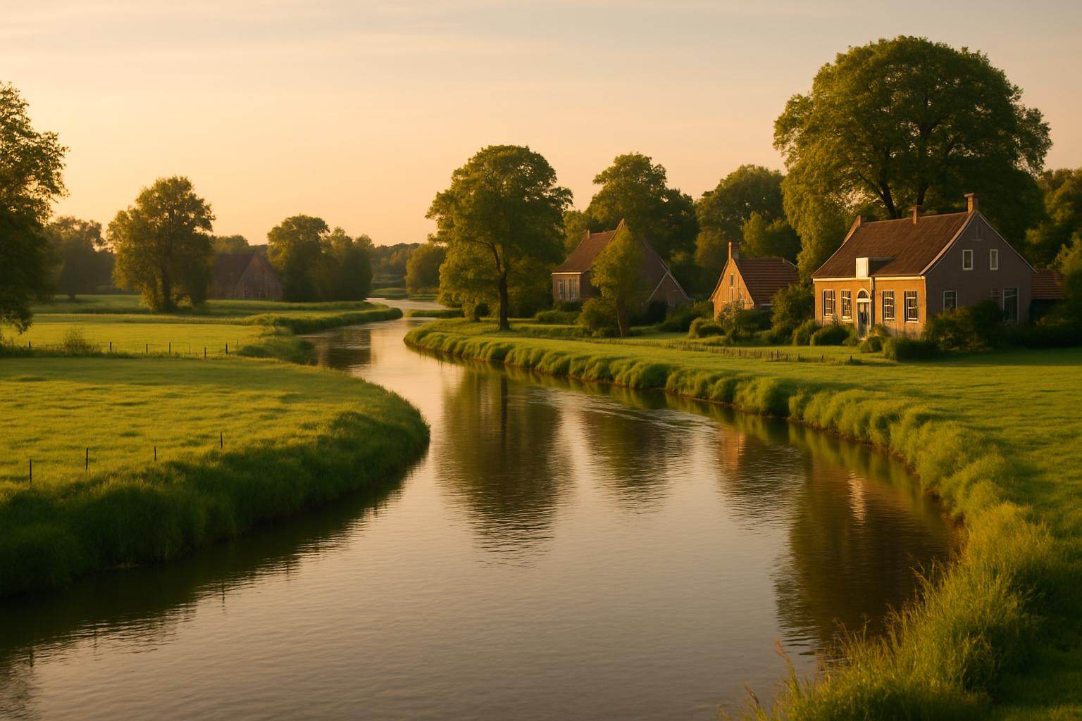 Landschap bij Vechtdal